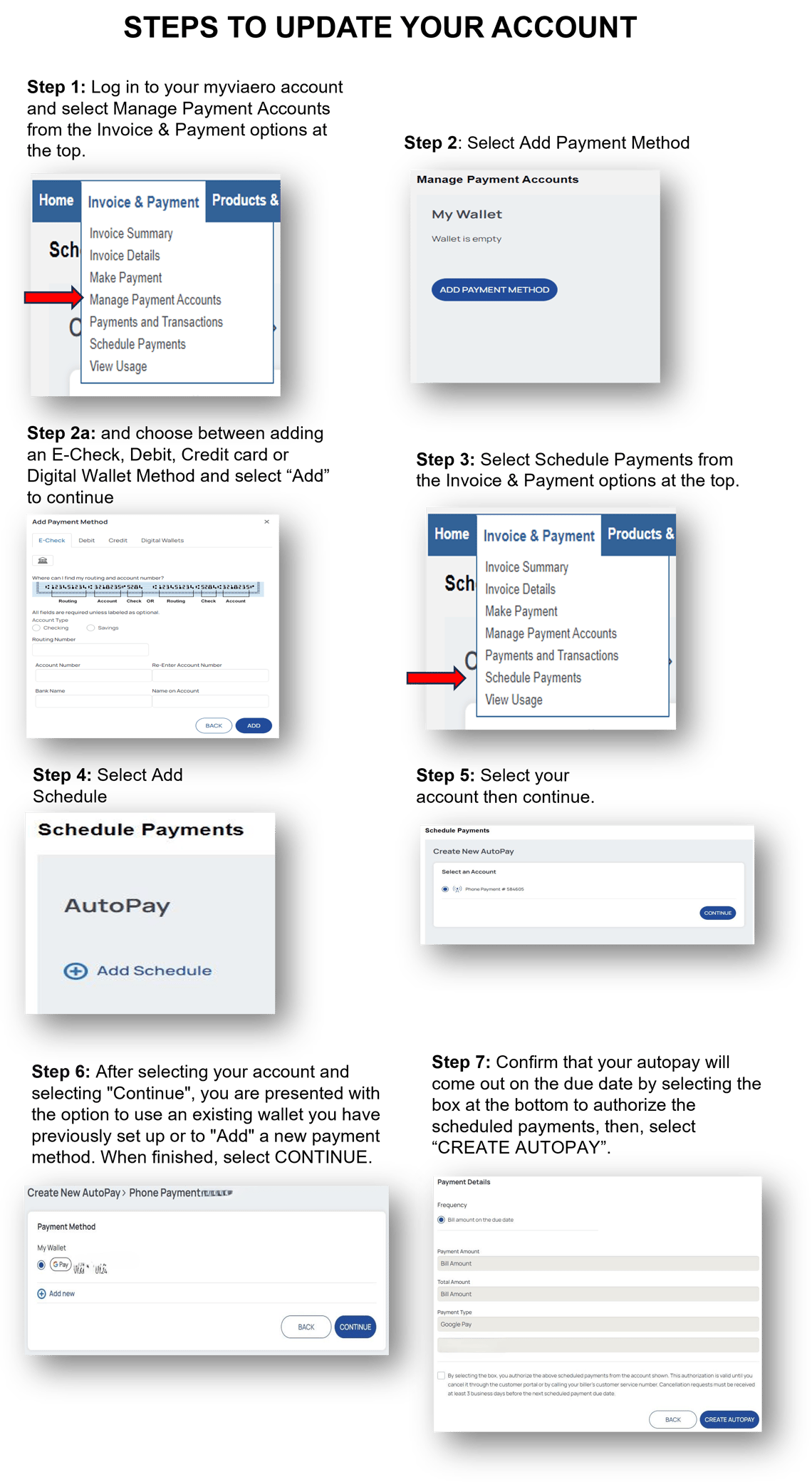 Paymentus 7 steps